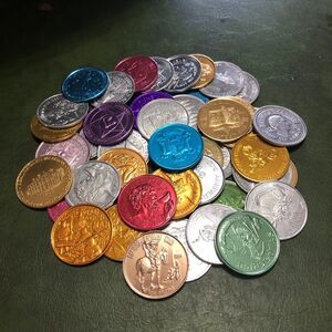 Vintage Lot of 46 Mardi Gras Tokens Range 1960s-1980s, Collectible, Crafting
